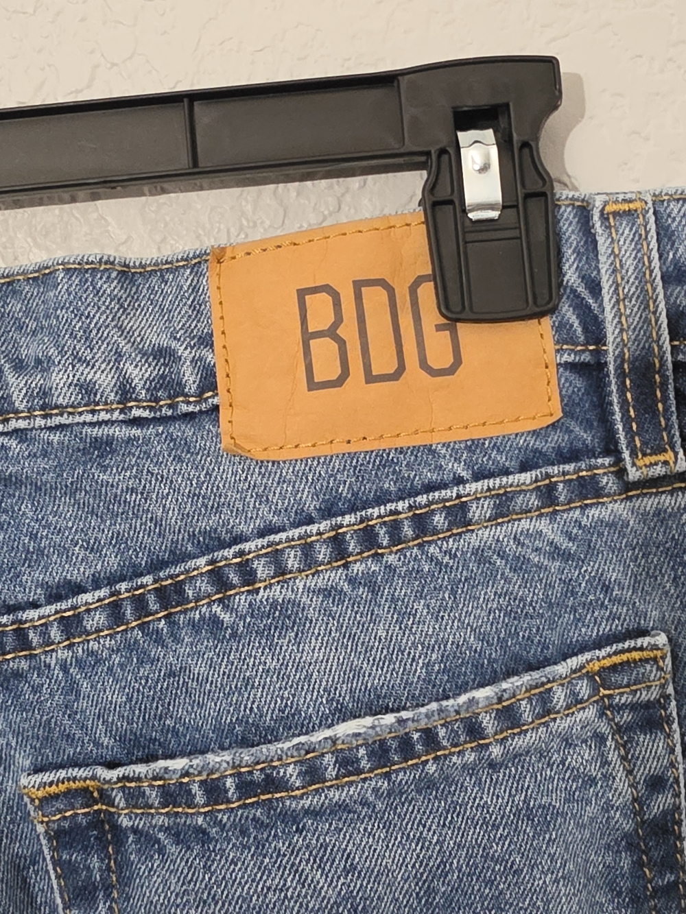 BDG Urban Outfitters Cowgirl Jean Straight Leg Mid Rise Medium Wash Womens 28 - Picture 4 of 10
